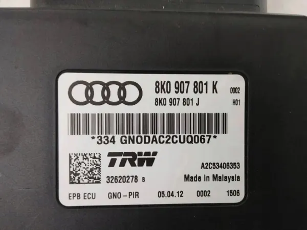 Module Commande Frein à Main Audi OEM 8K0907801K image 3
