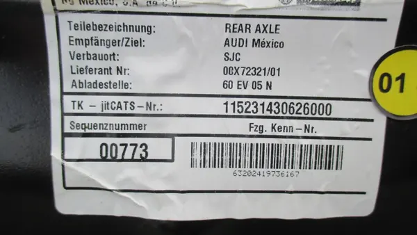 OEM 8MA achterste slee kar voor Audi Q5 2025 image 3