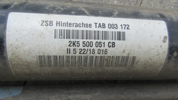 VW CADDY IV Achteras OEM VW CADDY IV 4 BELKA OŚ TYŁ image 3