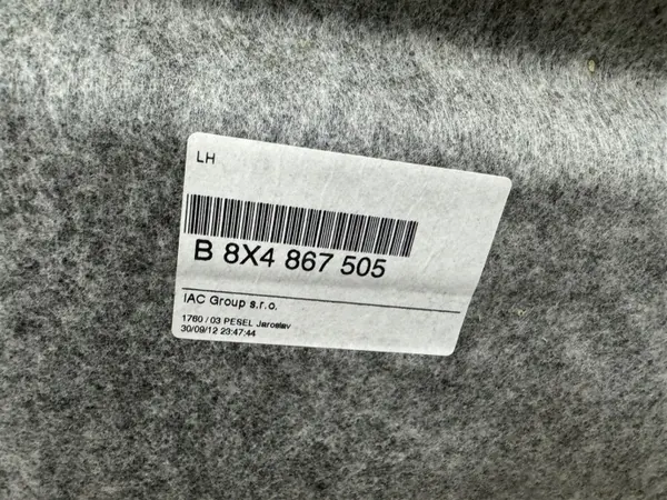 OEM 8X4867505 Plafonnier Airbag Rideau Audi A1 8X image 4