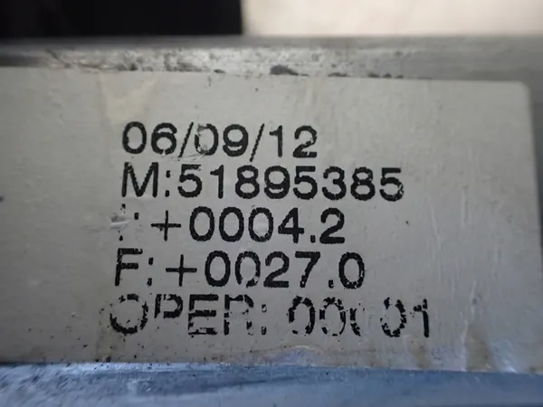 Elevador de vidro dianteiro esquerdo Fiat Punto 2012 OEM 51895385 image 3