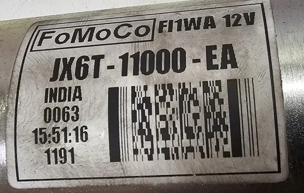 Motor de arranque Ford Ecosport / Focus / Puma - JX6T-11000-EA image 2