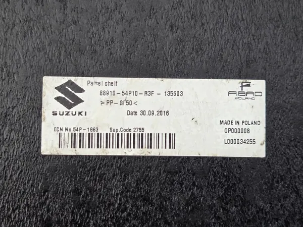 Suzuki Vitara II tavaratilan hylly OEM 88910-54P10 <2015 image 10