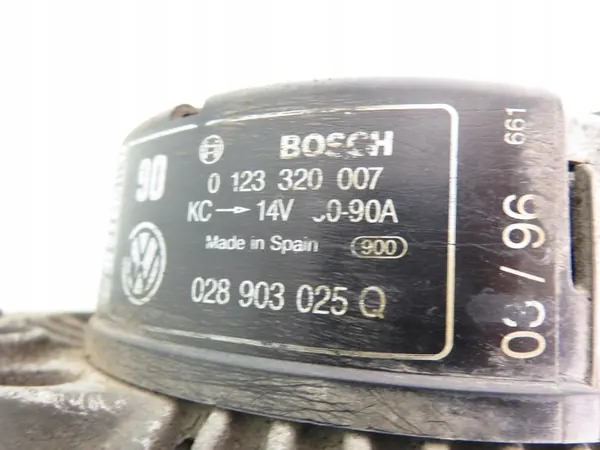 Vaihtovirtageneraattori VW Polo Classic 1.4 Bosch 0 123 320 007 image 3