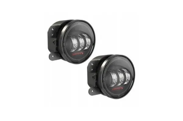Feux pare-chocs LED 4" OEM JW4046145J2BLSET Jeep Wrangler JK image 2