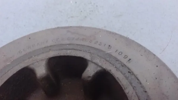 VW Transporter T4 2.4D Polia do Virabrequim 074105251B image 4