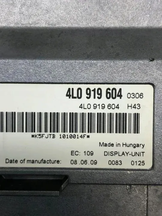 Écran de navigation Audi OEM 4L0919604 - Occasion image 3