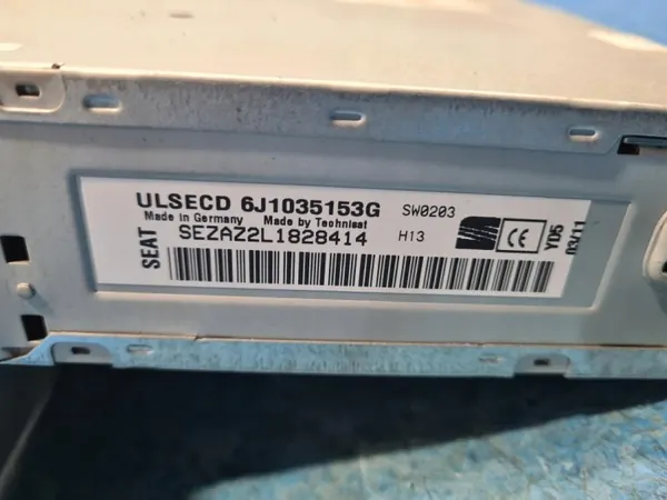 Radio SEAT OEM 6J1035153G para Ibiza IV 6J image 5