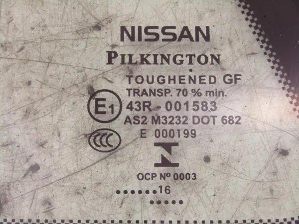 Achter linker carrosserieglas OEM 5686 voor Nissan Qashqai J11 image 3