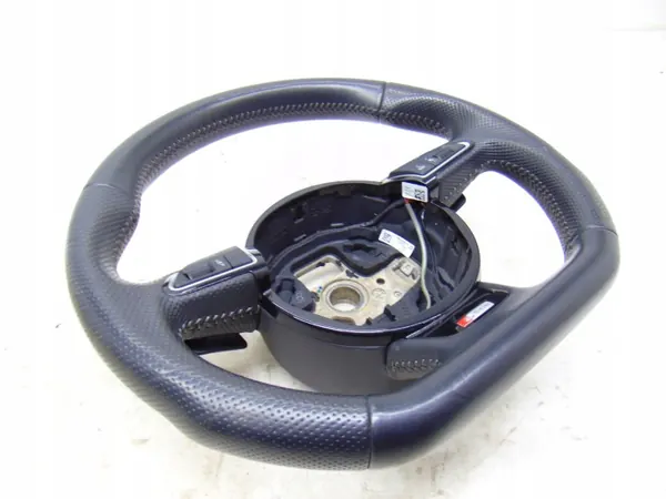 Volante OEM 8K0419091CP - Couro Preto Pás F1 image 2