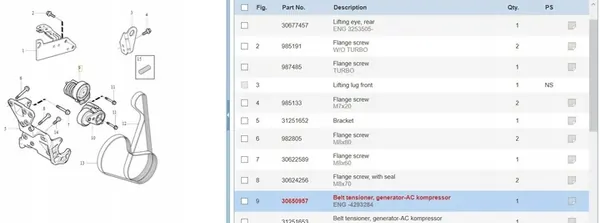 Tensor de cinturón VOLVO C30 30650957 image 6