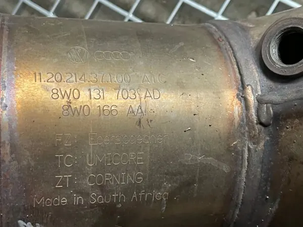 Audi A4 B9 DPF/Katalysator OEM 8W0131703AD image 3