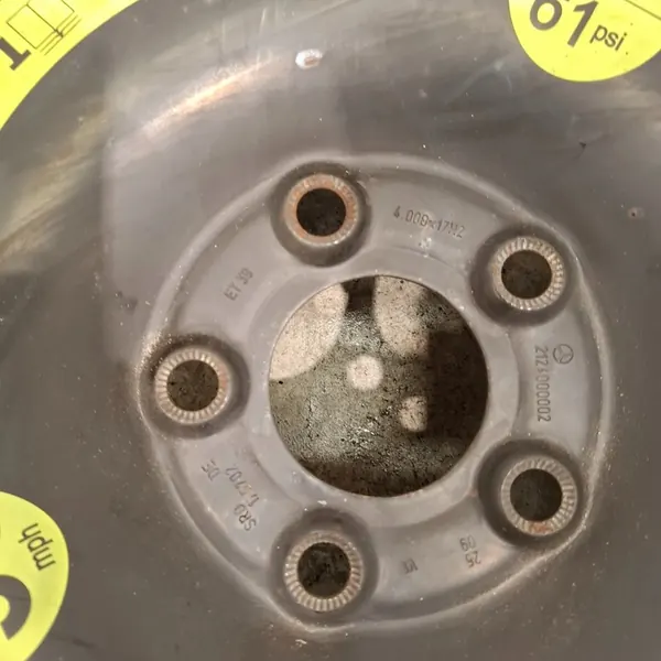 Rueda de Repuesto Mercedes W212 R17 155/70 A2124000002 image 2