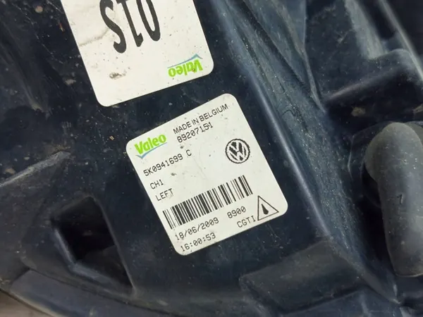 Farol Halógeno Esquerdo VW Golf VI GTI GTD 09-13 OEM 5K0941699C image 5