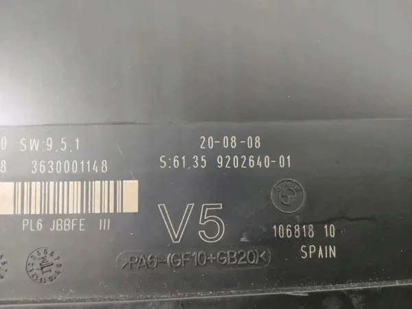 BMW Komfortmodul OEM 9202640 för 7-serie F01/F02 image 4