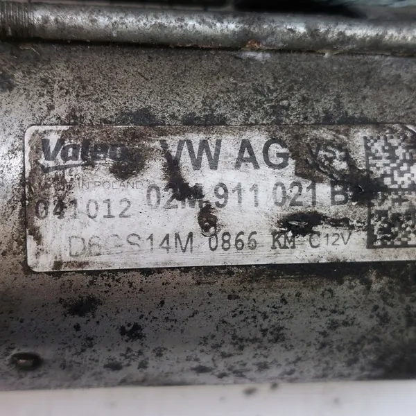 AUDI A3 8P 2.0TFSI Motor de arranque Valeo 02M911021B image 7