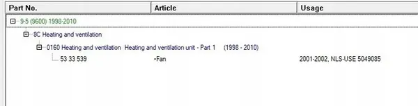Kylfläkt SAAB 9-5 (YS3E) 2002 OEM 5049085 image 5