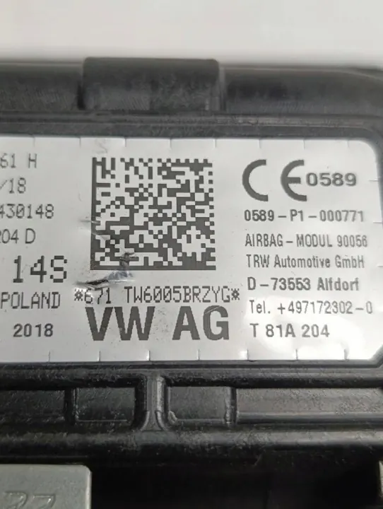 Console airbag Audi Q2 OEM 81A880201P - Occasion image 5