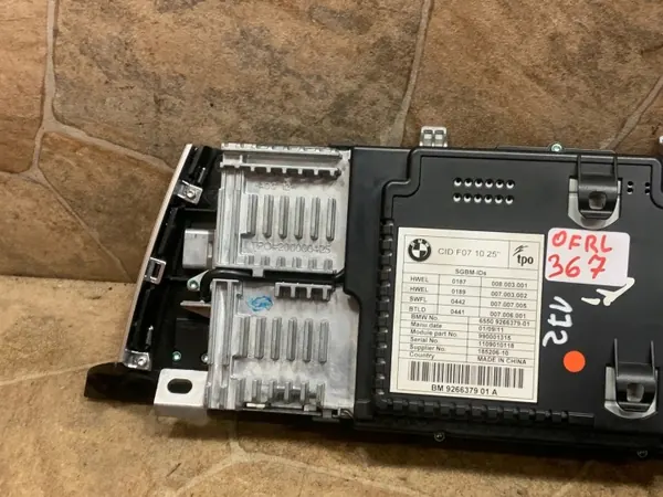 Écran GPS BMW OEM 9266379 pour 5 GT F07 image 10