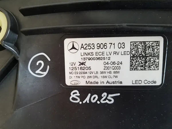 LINKER MULTIBEAM KOPLAMP MERCEDES GLC W253 X253 A2539067103 image 7