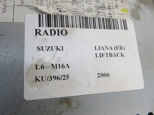 Radio CD Suzuki OEM 3910159J82 - Usado image 6