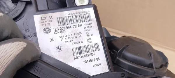 Farol dianteiro direito BMW 5 E60 E61 LCI 07-10 OEM 7044672 image 10