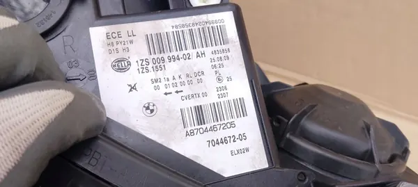 Farol dianteiro direito BMW 5 E60 E61 LCI 07-10 OEM 7044672 image 9