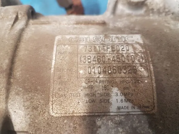COMPRESSORE ARIA CONDIZIONATA SUBARU IMPREZA II GD 2.0B OEM 73111FE020 image 2