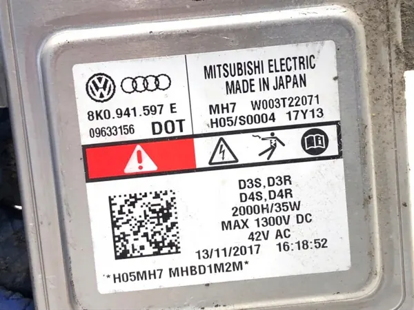 Ballast Xénon Audi Q7 4L 8K0941597E 06-16 Module image 3