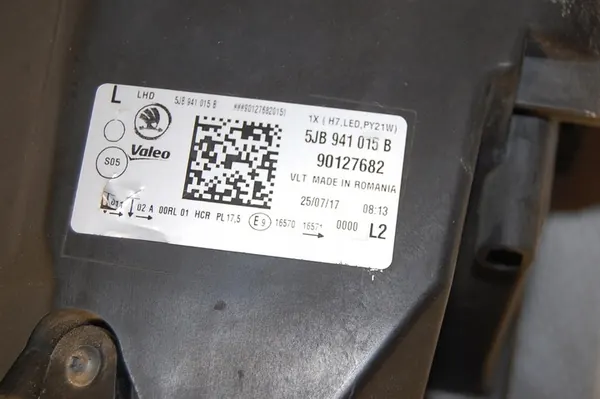 SKODA RAPID LIFT 17- Farol LED Esquerdo 5JB941015B image 8