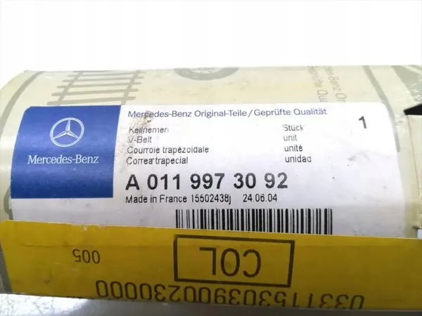 Courroie Alternateur Mercedes-Benz S-Class OEM A0119973092 image 5