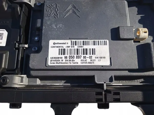 OEM 980508978002 Radio Navigation Display för Citroen image 7