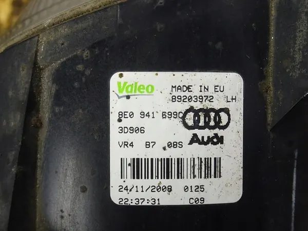 AUDI A3 8P LIFT 08-12 FAROL ESQUERDO 8E0941699C image 3