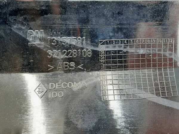 Chrome Trim OPEL ZAFIRA B 05-08 image 2