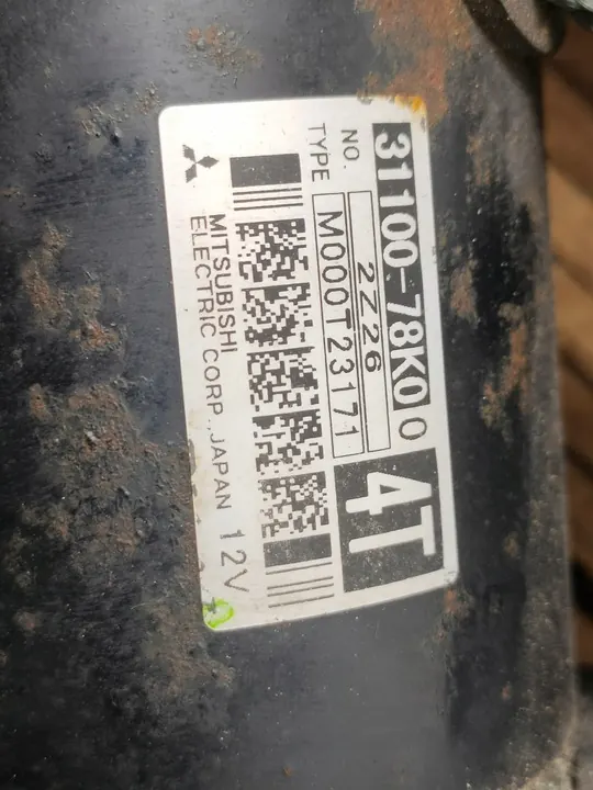 ARRANQUE SUZUKI GRAND VITARA II LIFT 12R 2.4 31100-78K00 image 4