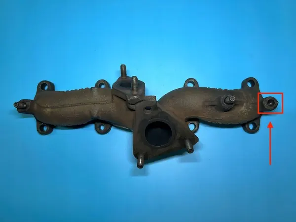 Collecteur d'échappement Audi A4 B6 1.9 TDI 028253033AG image 3