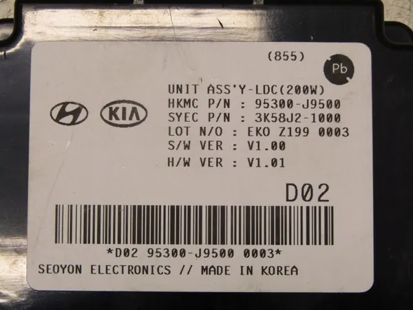 Módulo Control Luces Hyundai Kona OEM 95300-J9500 image 4