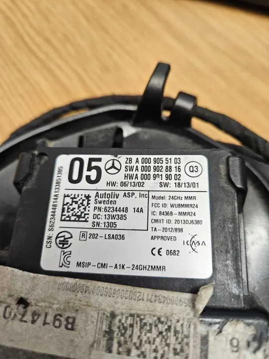 Radar Distronic d'occasion OEM A0009055103 Mercedes-Benz image 3