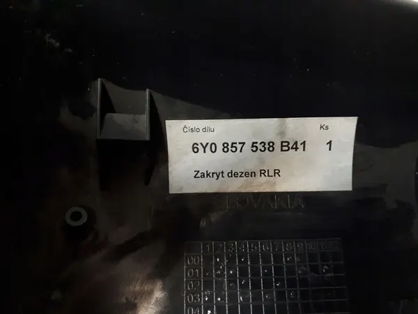 Skoda OE 3T0857537 GRU Vasemman Peilin Kuori image 7
