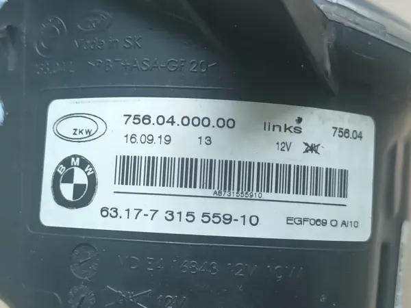 OEM 63177315559-10 Linker mistlamp BMW F20 F30 F31 image 5