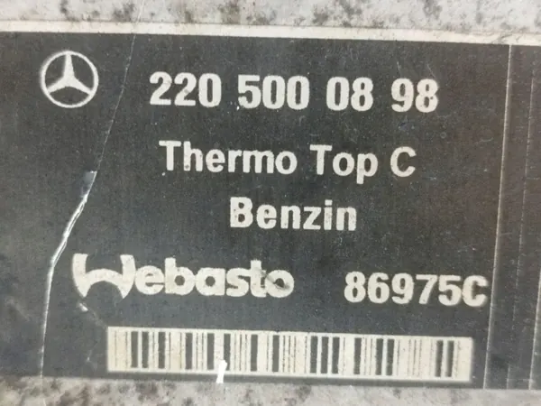 Mercedes-Benz Webasto Lämmitys OEM 2205060240 image 9