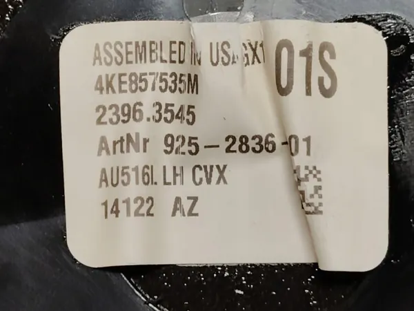 Vidro espelho esquerdo OEM 4KE857535M para Audi E-Tron image 3