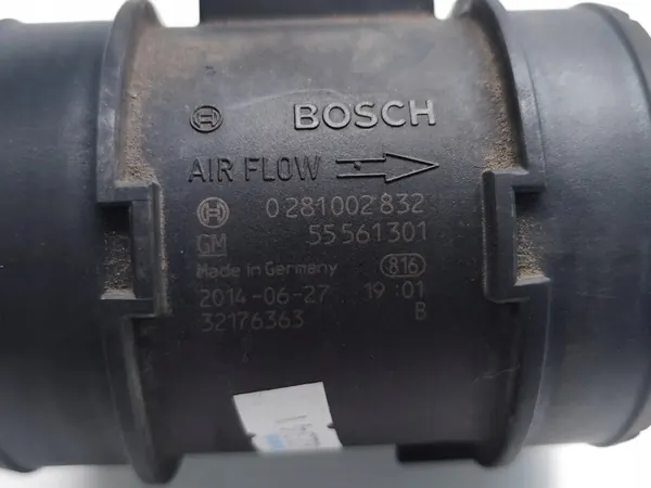 Vauxhall Zafira MAF-Sensor 1.7 CDTI Diesel 2014 image 7