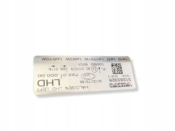 Volvo V40 Etuvasen Lamppu 2012-2019 31283326 image 10