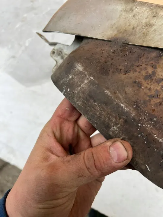 Ponta de escape esquerda Skoda Octavia III RS OEM 5E0253681F image 3