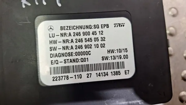Handremmodule A2469004512 voor Mercedes-Benz image 4