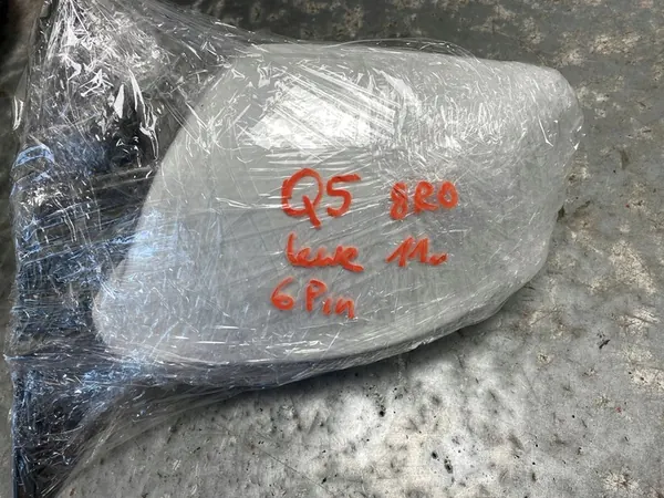 AUDI Q5 8R Vasemmanpuoleinen Peili 6 Pin LY9C Valkoinen 8R1857409 image 8