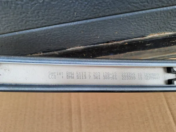 BMW F10 Rechter Daklijst OEM 7363414 A83 Glacier Zilver image 4