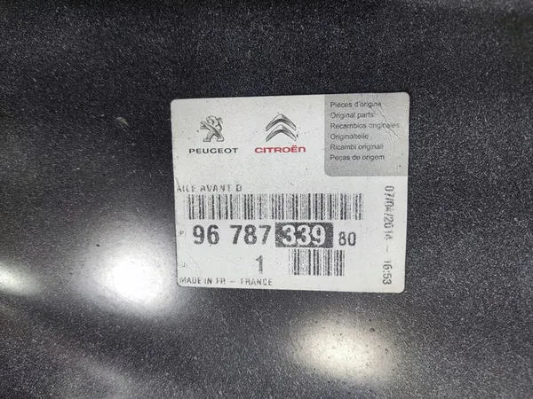 Höger Framskärm Peugeot 2008 2013-2019 image 8