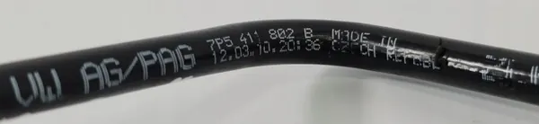 Conduto de óleo usado OEM 7P5411802B Porsche Cayenne II image 4